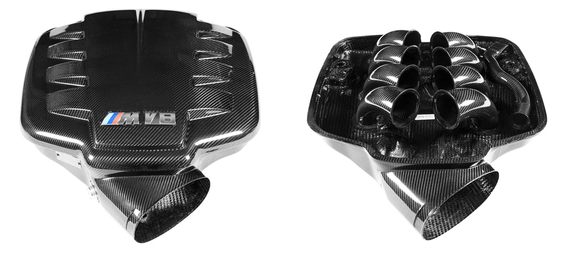 Eventuri BMW E9X M3 (S65) Black Carbon Inlet Plenum - Gloss – MTM USA LLC